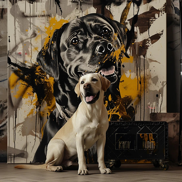 Custom 3D Embossed Canvas Painting-"Graffiti-Black&White Ink"