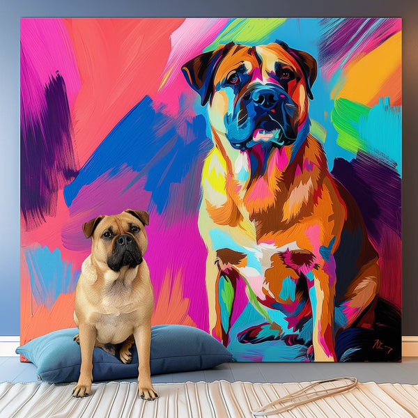 Custom 3D Embossed Canvas Painting-"Neo-Pop"