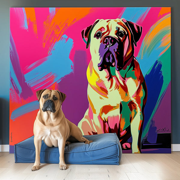 Custom 3D Embossed Canvas Painting-"Neo-Pop"
