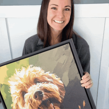 Whimsical Custom Pet Portrait