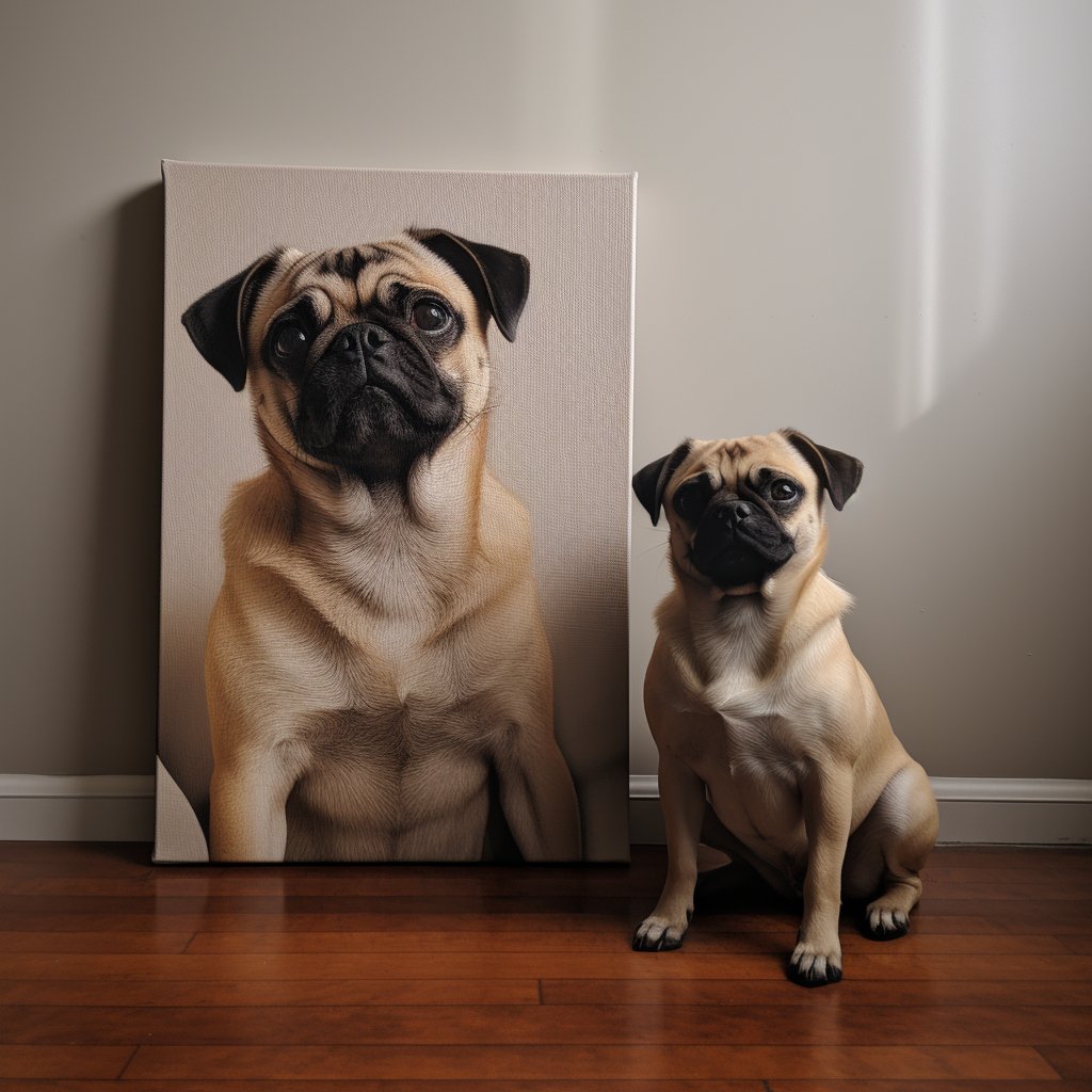 Custom Pet Portrait - Modern Style