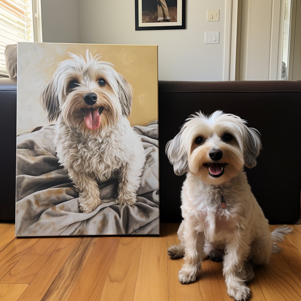 Custom Pet Portrait - Modern Style