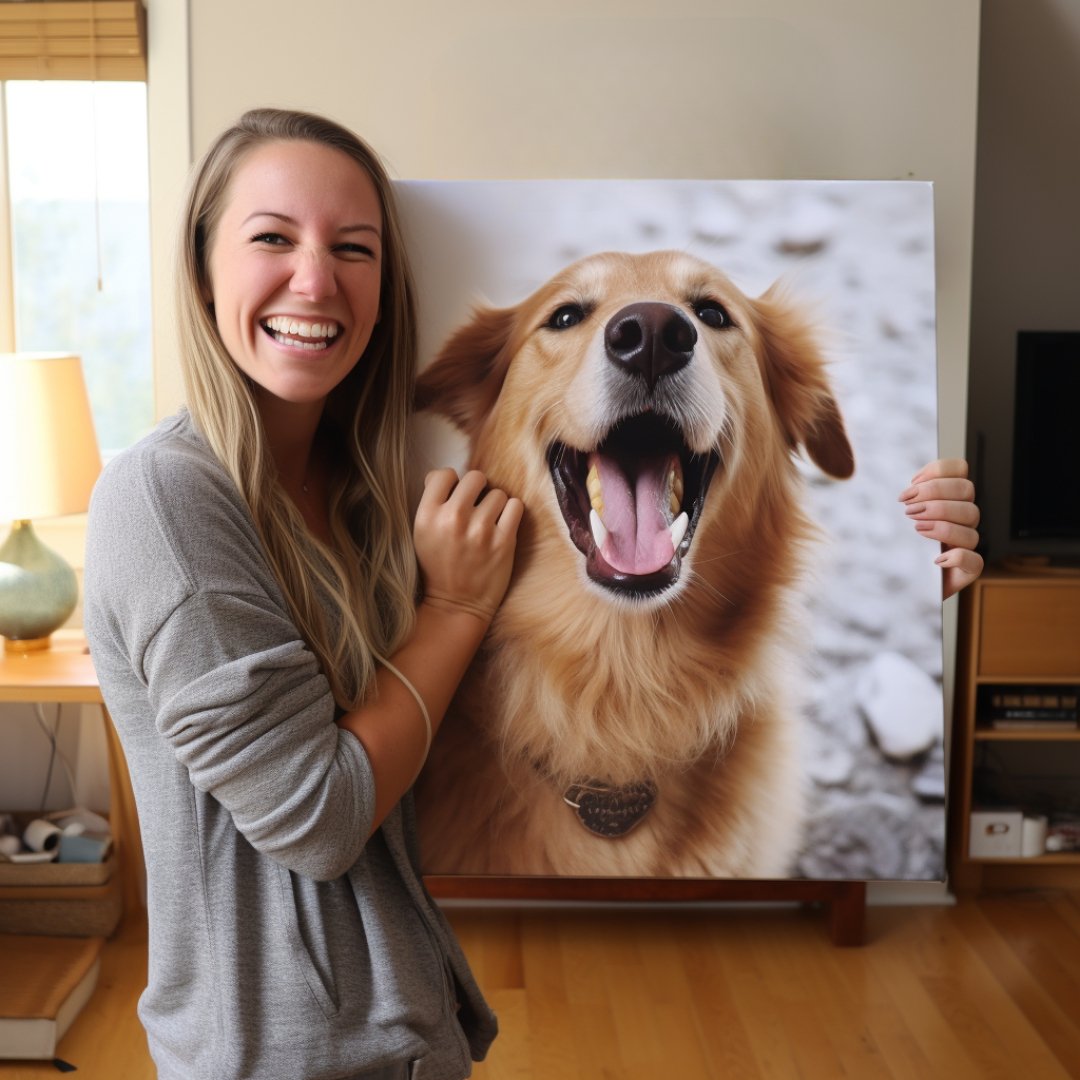 Custom Pet Portrait - Modern Style
