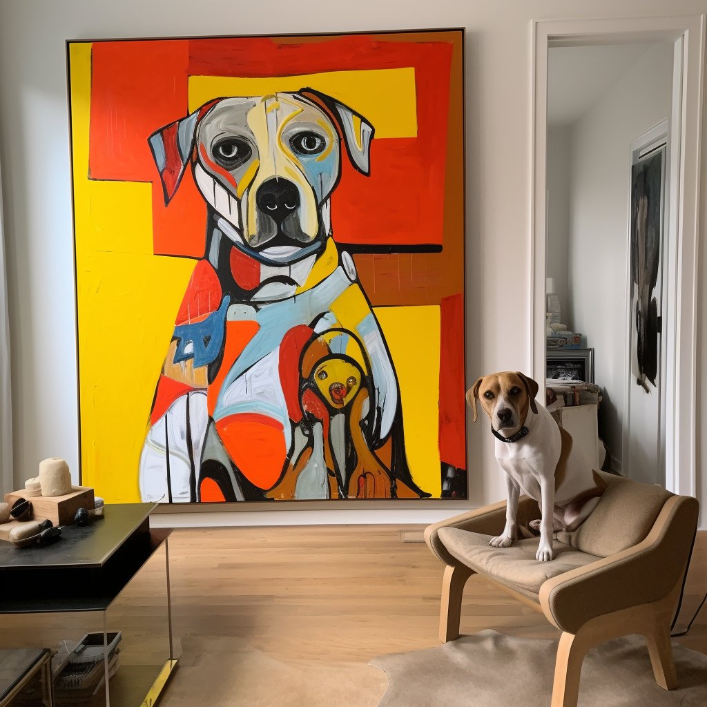 Custom Pet Portrait - Geometric Style