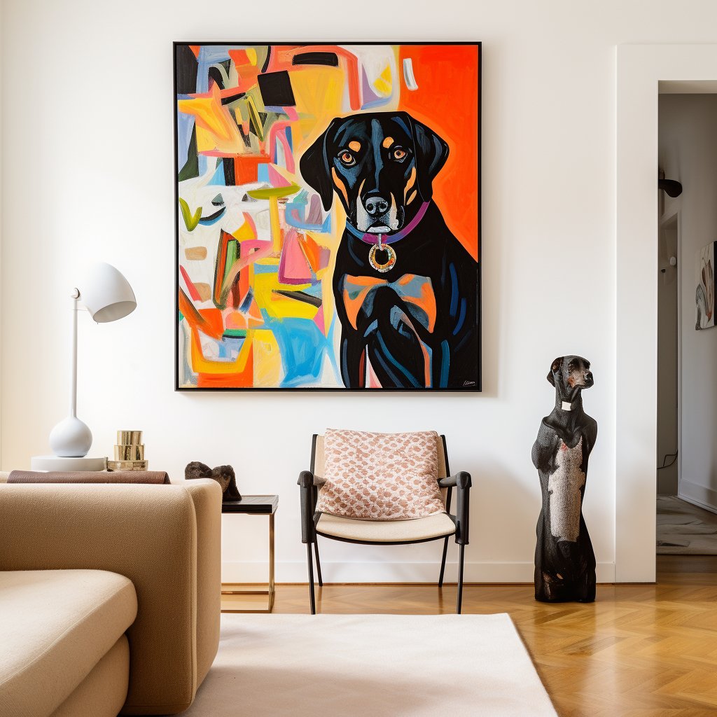 Custom Pet Portrait - Geometric Style