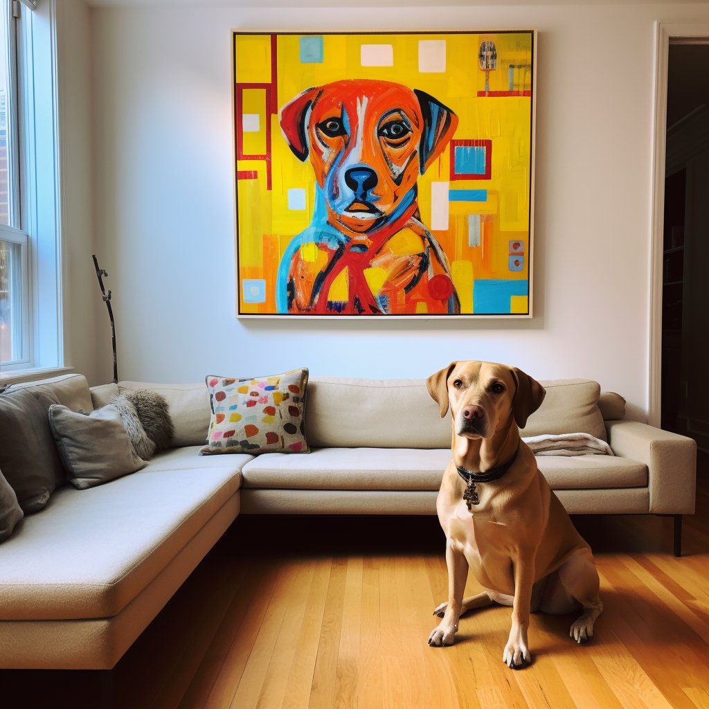 Custom Pet Portrait - Geometric Style