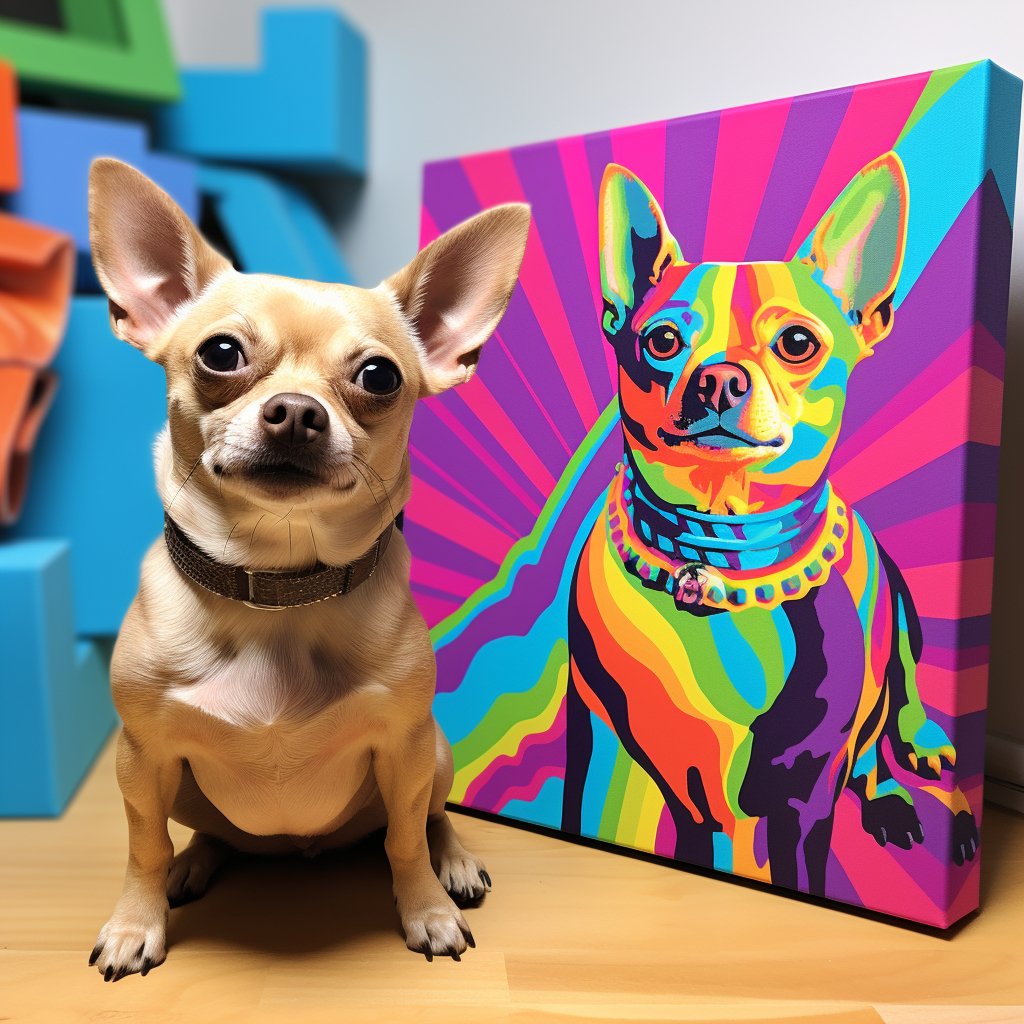 Custom Pet Portrait - Pop Art Style