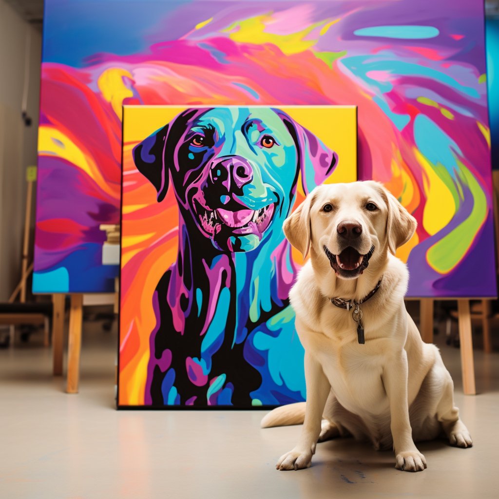 Custom Pet Portrait - Pop Art Style