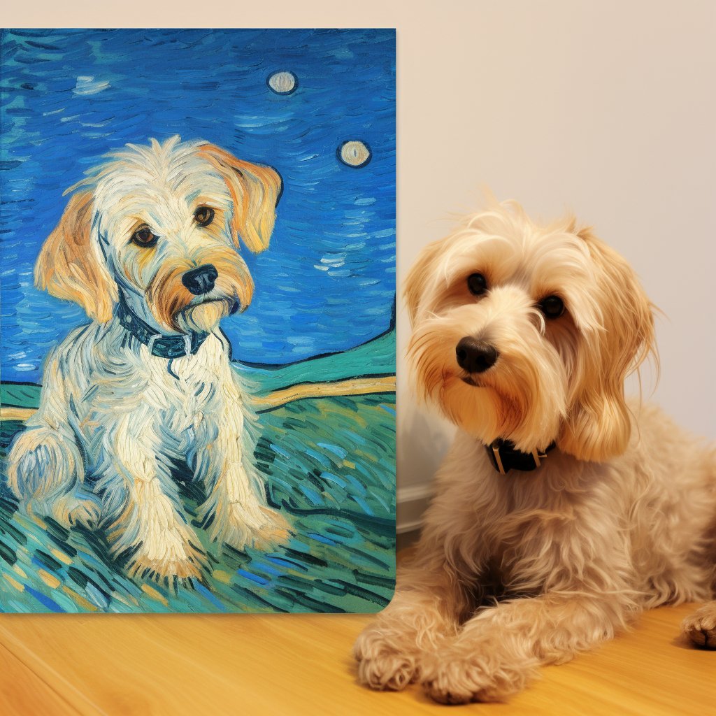 Custom Pet Portrait - Van Gogh Style