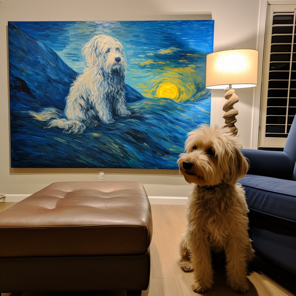 Custom Pet Portrait - Van Gogh Style
