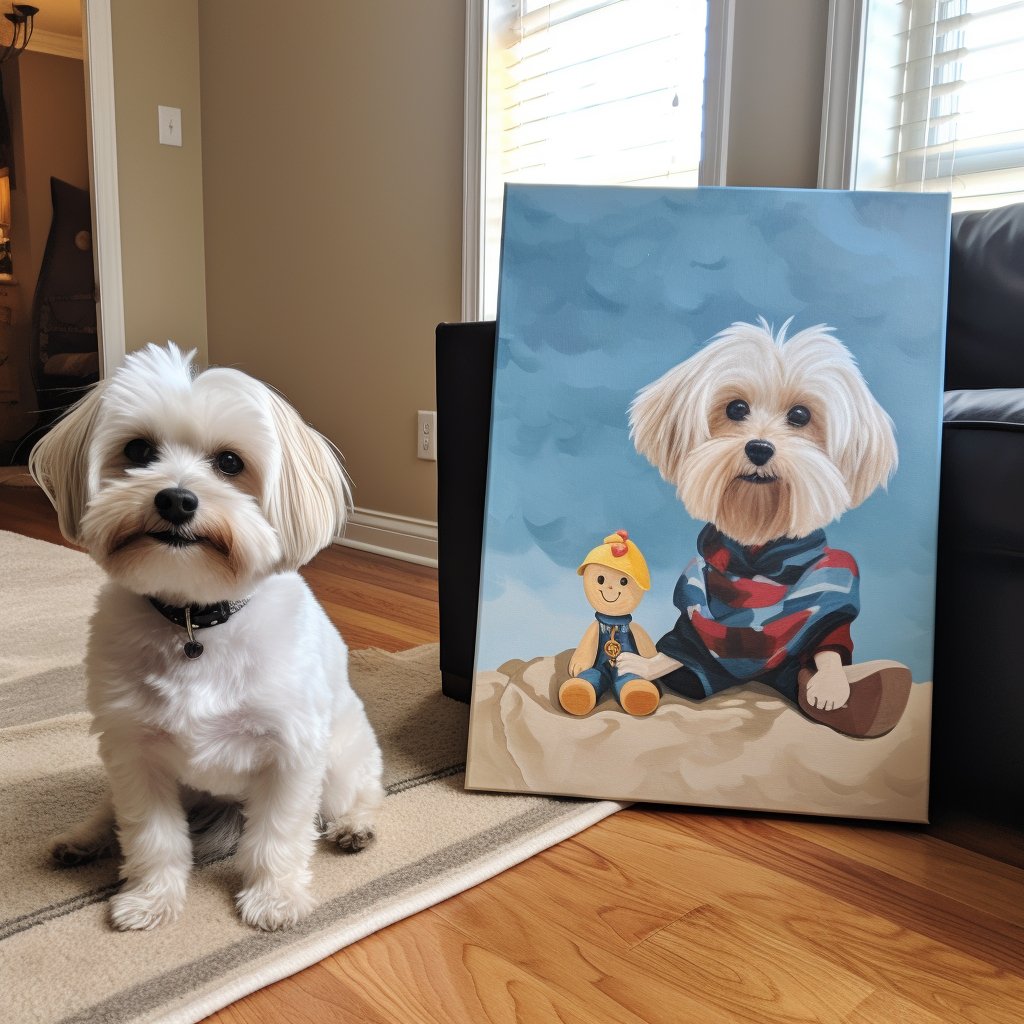 Custom Pet Portrait - Cartoon Style
