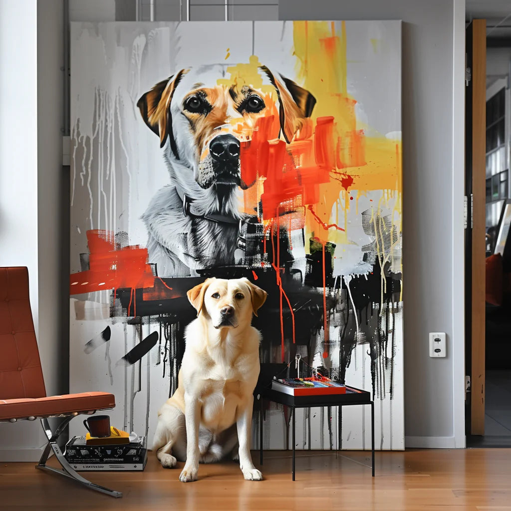 'The Beast on Fire' Special Edition Canvas