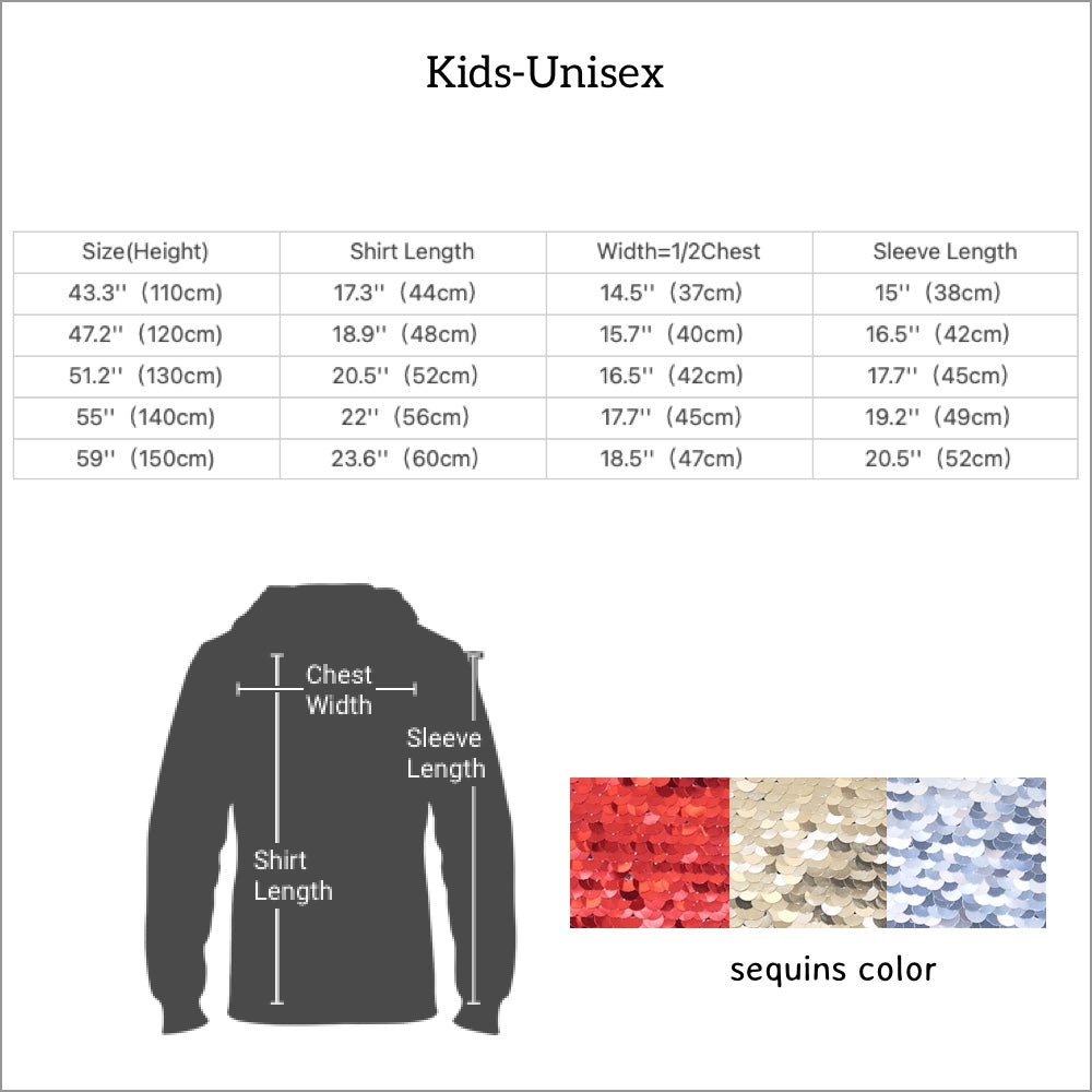 👧Little Girls Custom Flip Sequin Shirt (Heart)