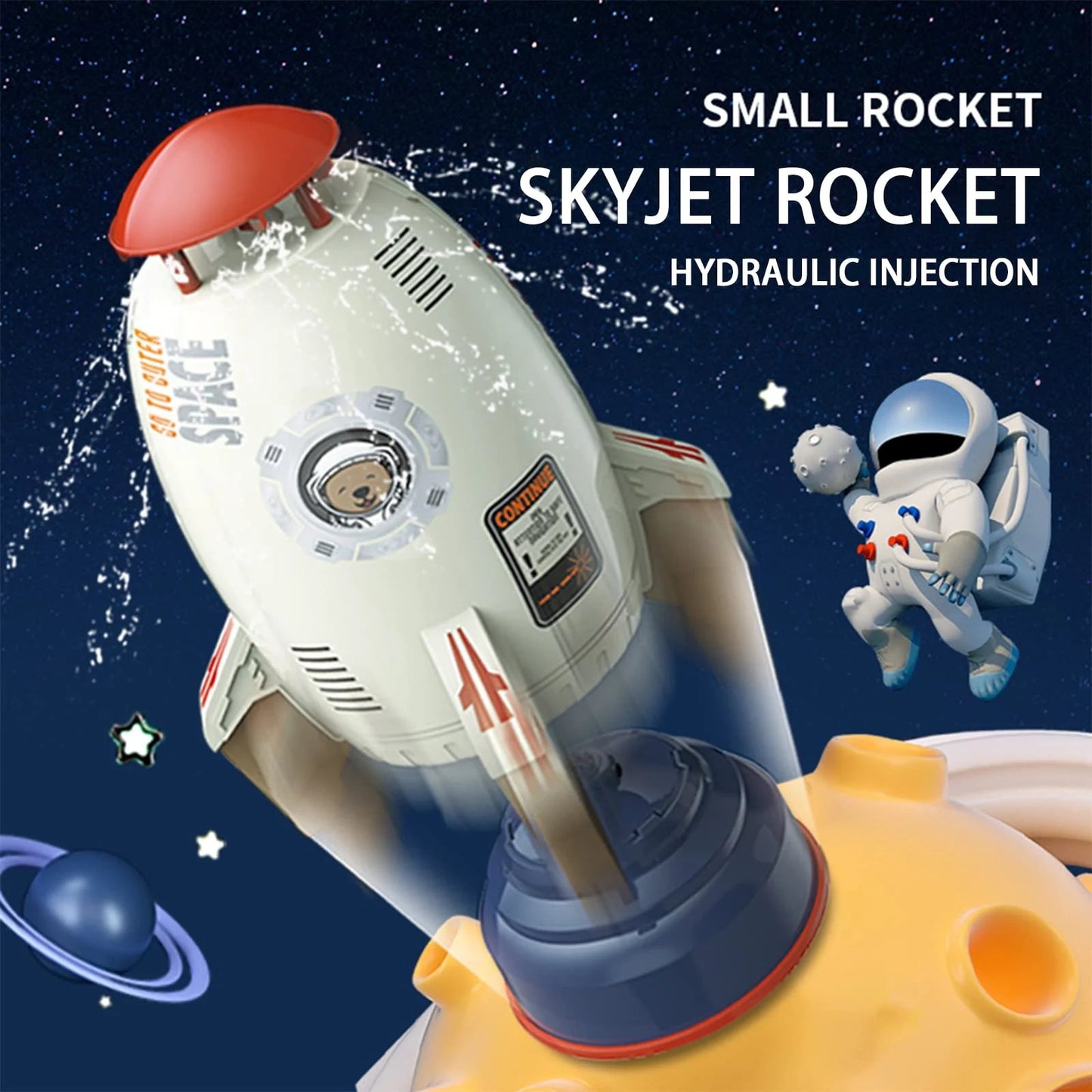 š„Last Day 50% OFF - 2023 Summer Toy Outdoor Yard Rocket Sprinkler