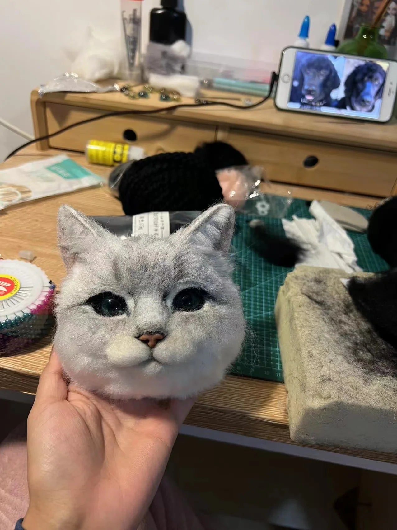 🔥🔥🔥Handmade custom pet wool felt(Free shipping)