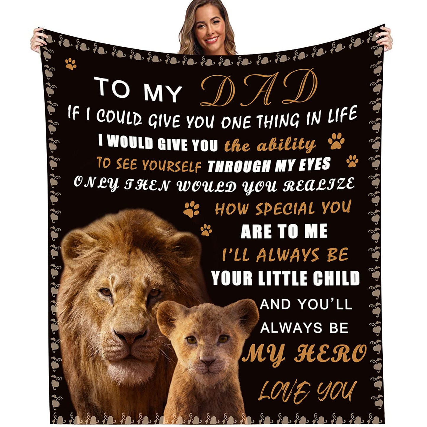 💖For Dad Blanket👨To My Dad Blanket Present