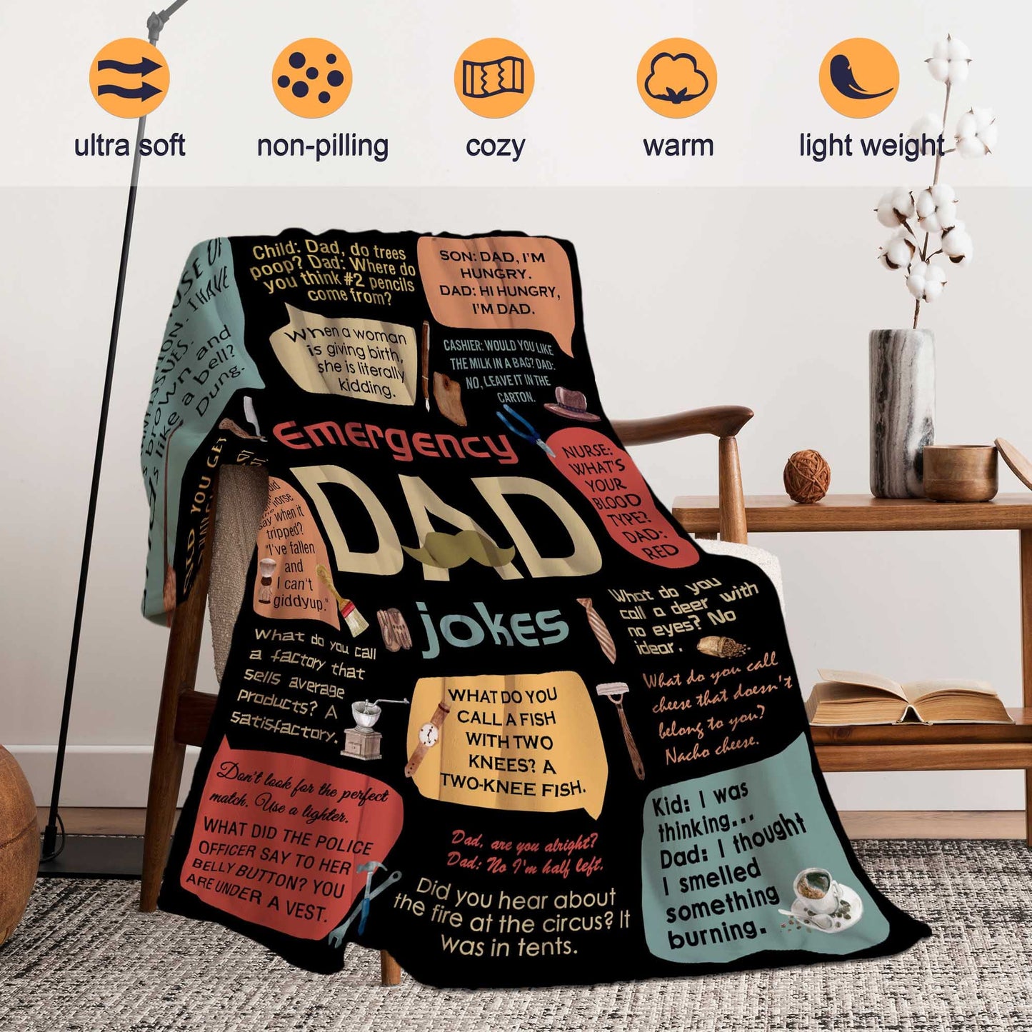 💖For Dad Blanket👨To My Dad Blanket Best Gift