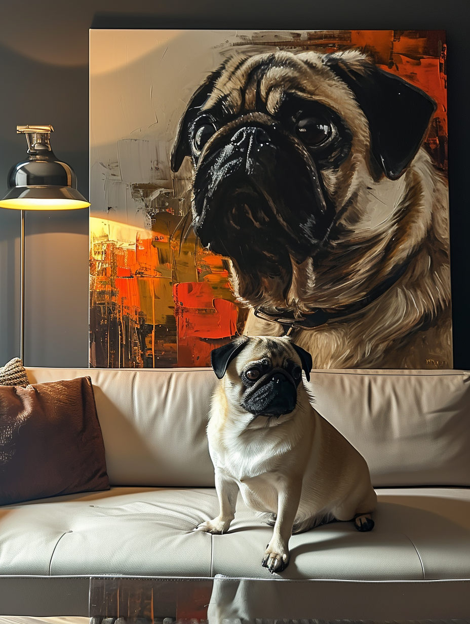 Artistic - ’Autumn and rocks‘ Canvas