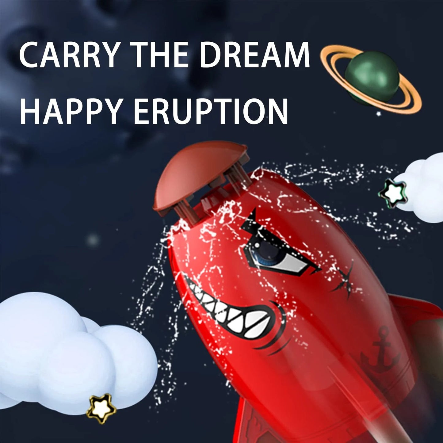 š„Last Day 50% OFF - 2023 Summer Toy Outdoor Yard Rocket Sprinkler