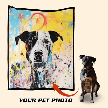 Customize Your Pet’s Exclusive Oil Painting Blanket