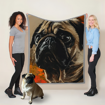 Customize Your Pet’s Exclusive Oil Painting Blanket