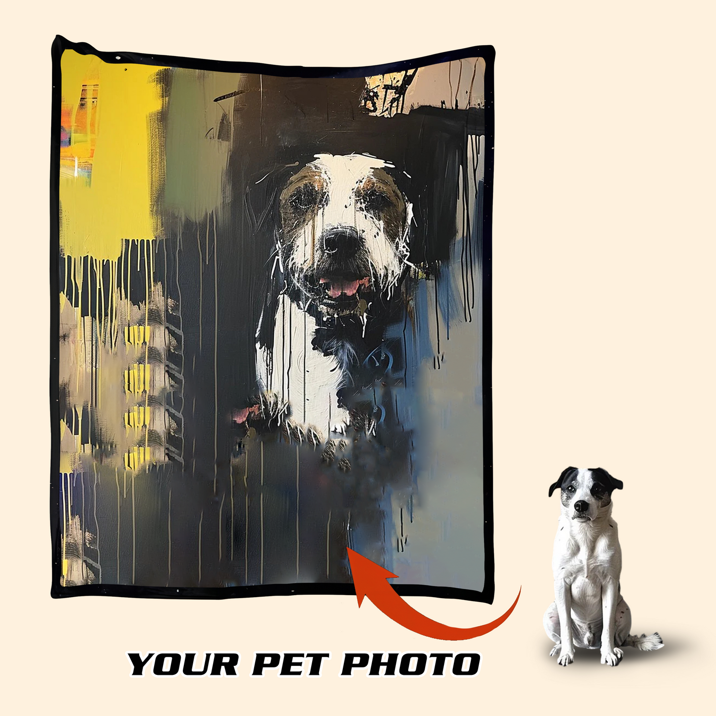 Customize Your Pet’s Exclusive Oil Painting Blanket