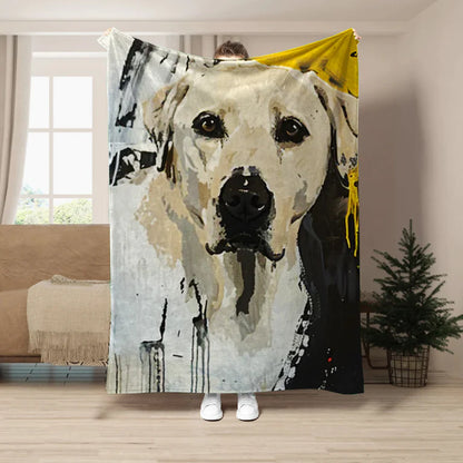 'Ginkgo in the Rain' Custom Blanket