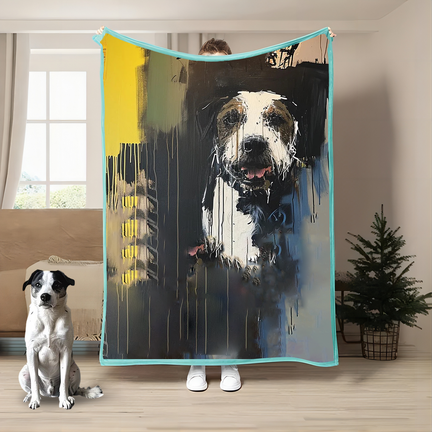 Customize Your Pet’s Exclusive Oil Painting Blanket