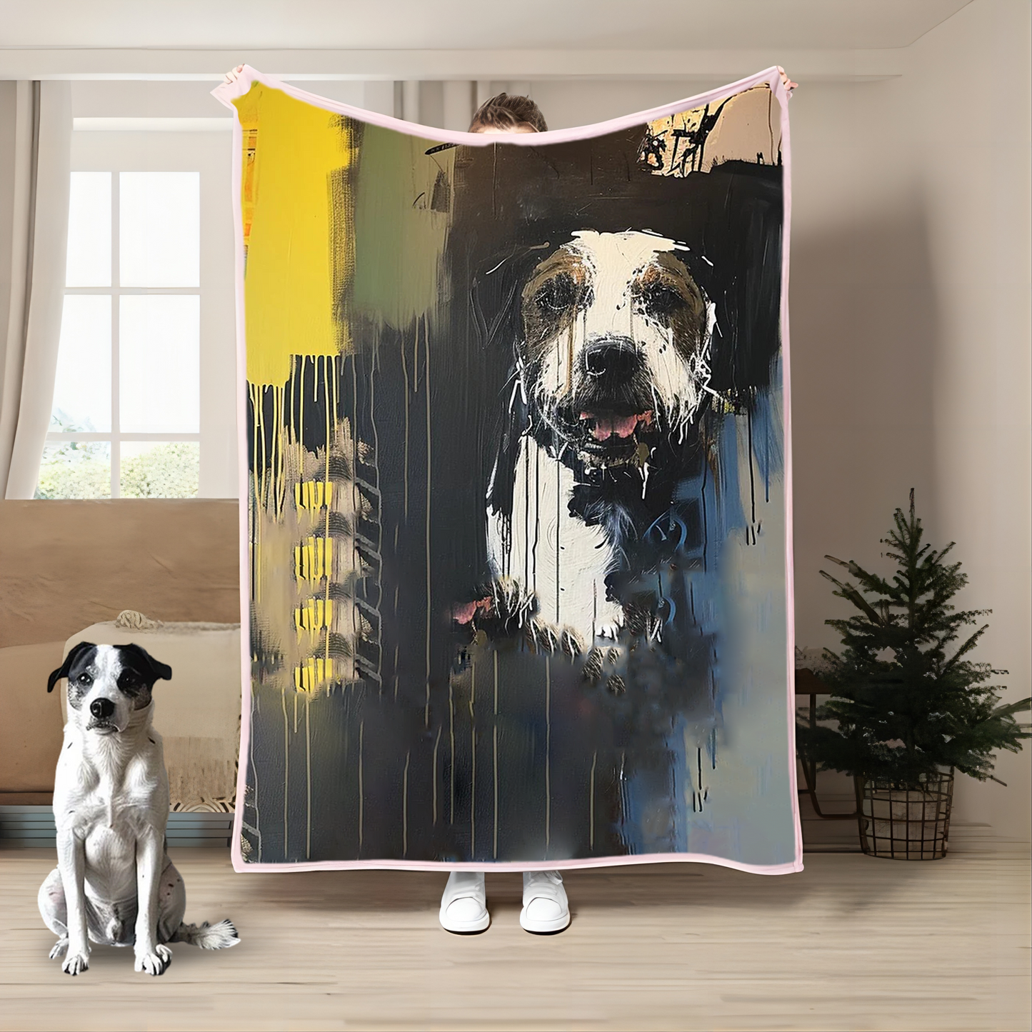 Customize Your Pet’s Exclusive Oil Painting Blanket