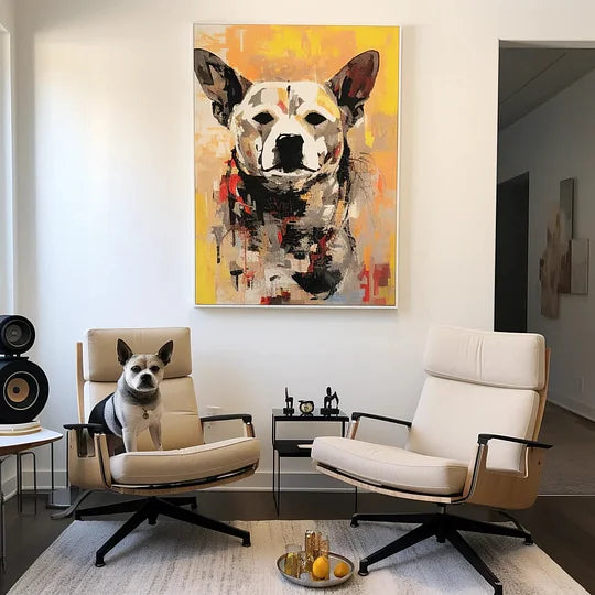 Art Canvas - ’Yellow Graffiti‘ Canvas