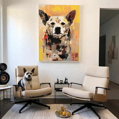 Art Canvas - ’Yellow Graffiti‘ Canvas
