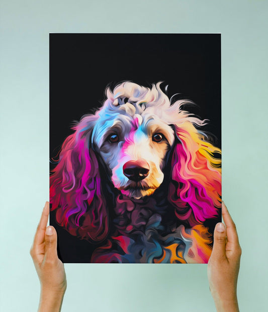 Popcolor Style Custom Pet Portrait Canvas