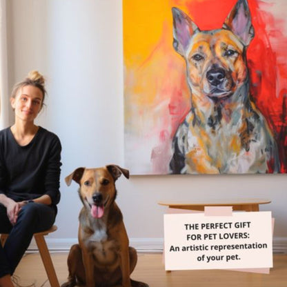 Custom 3D Embossed Canvas Painting-"The beast on fire" Special Edition