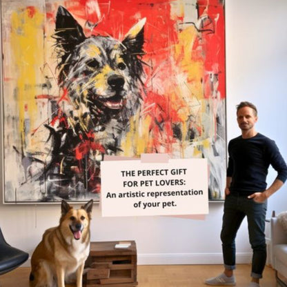 Custom 3D Embossed Canvas Painting-"The beast on fire" Special Edition