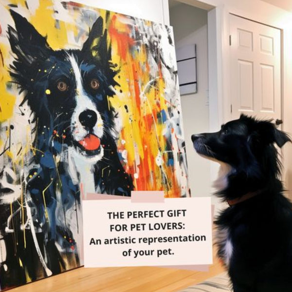 Custom 3D Embossed Canvas Painting-"The beast on fire" Special Edition