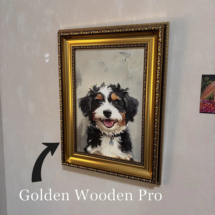 3D Embossed Canvas Painting Custom Pet Portrait Canvas Collection