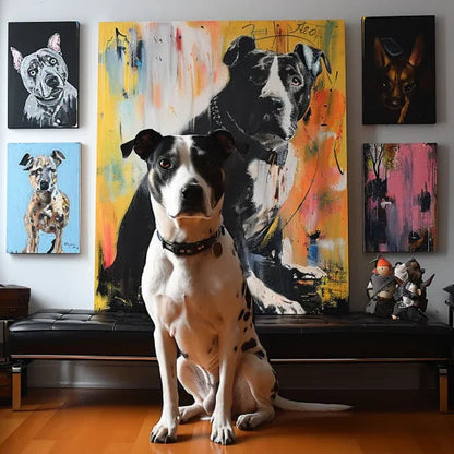 Custom 3D Embossed Canvas Painting-" Street Graffiti "