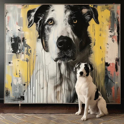 Custom 3D Embossed Canvas Painting-" Street Graffiti "