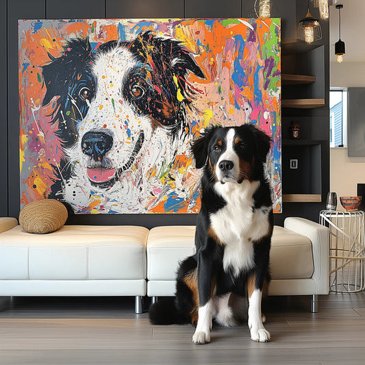 Custom 3D Embossed Canvas Painting-"Abstract Expressionism"