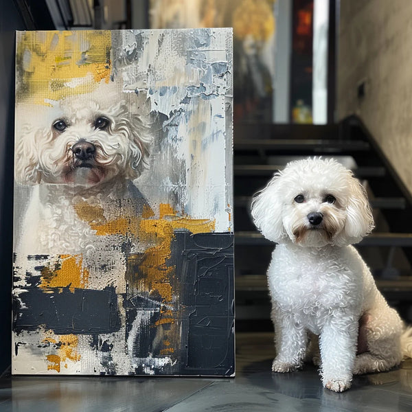 Custom 3D Embossed Canvas Painting-"Frosted Glass"