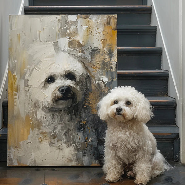 Custom 3D Embossed Canvas Painting-"Frosted Glass"