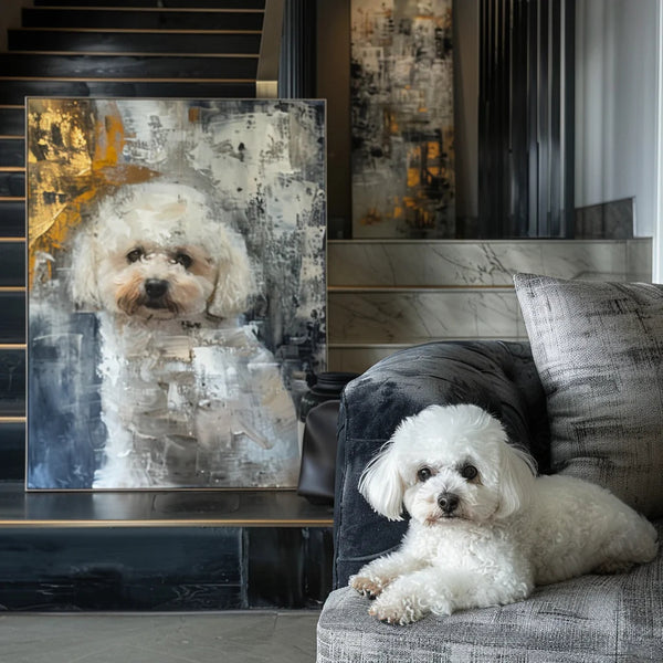 Custom 3D Embossed Canvas Painting-"Frosted Glass"