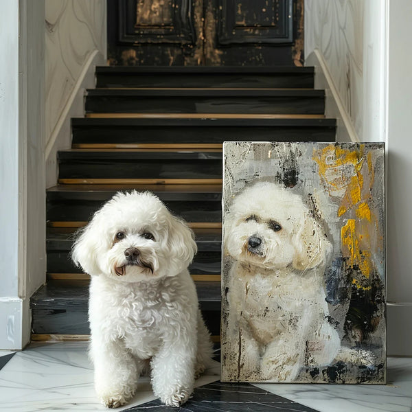 Custom 3D Embossed Canvas Painting-"Frosted Glass"