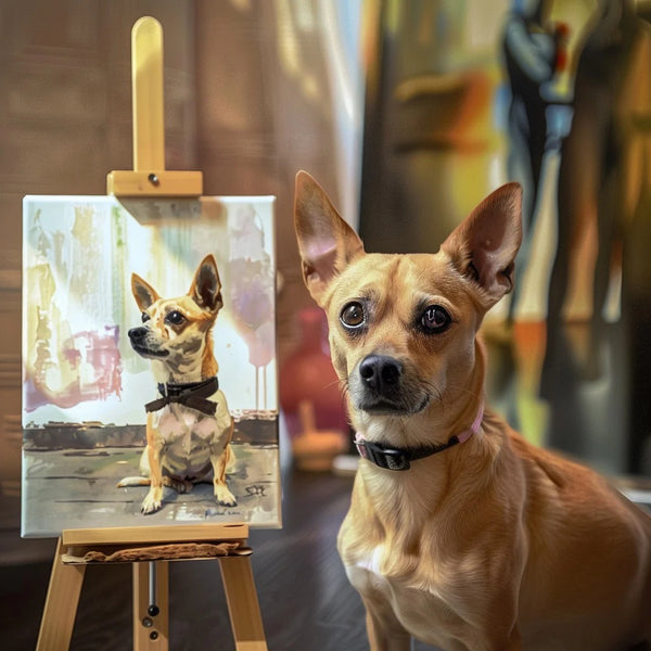 Custom 3D Embossed Canvas Painting-"Watercolor"