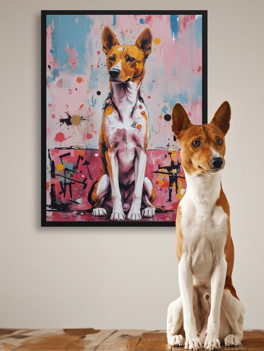 Basquiat Style Custom Pet Portrait – Art Print