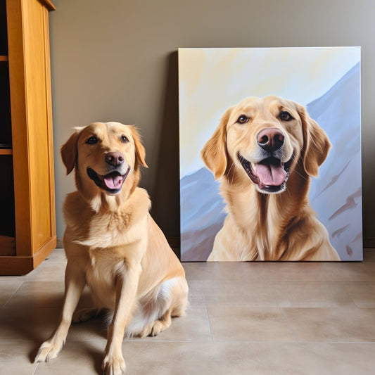 Custom Pet Portrait - Modern Style