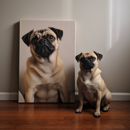 Custom Pet Portrait - Modern Style