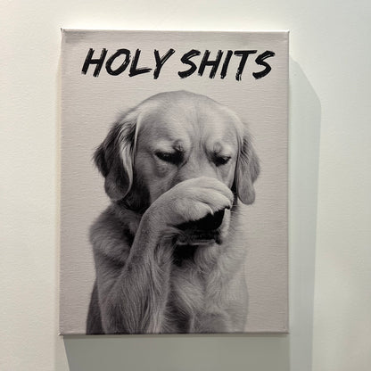 Custom Funny Pet Bathroom Wall Art