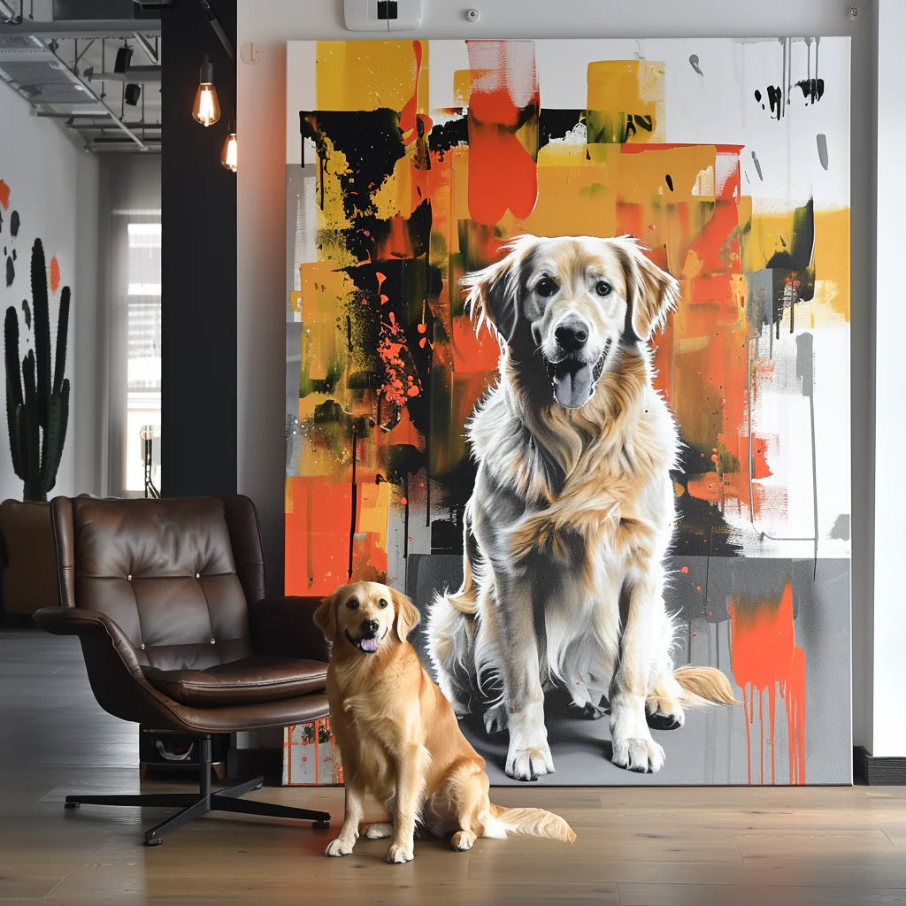 'The Beast on Fire' Special Edition Canvas
