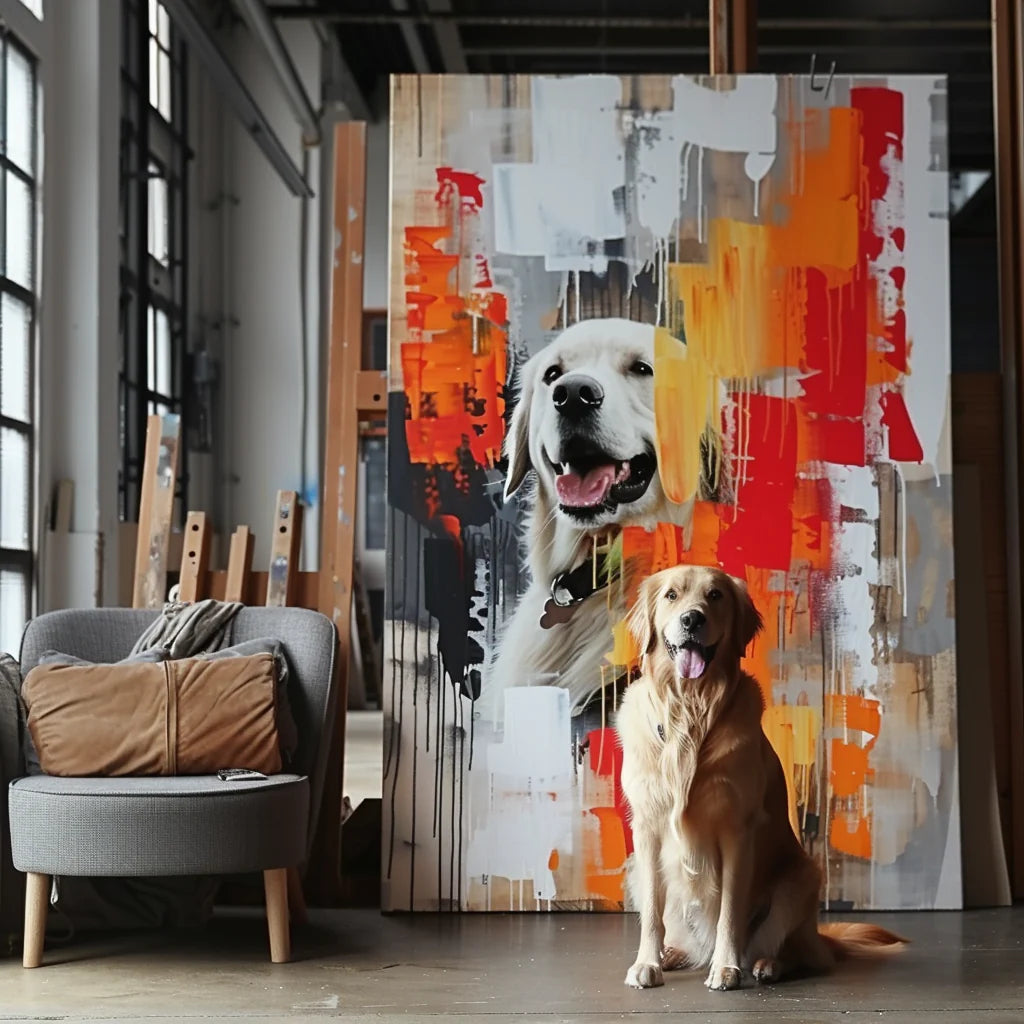 'The Beast on Fire' Special Edition Canvas